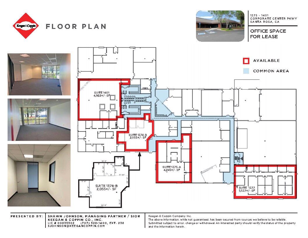 1375 Corporate Cntr Pky, Santa Rosa, CA for lease Floor Plan- Image 1 of 1