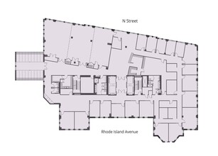 1717 Rhode Island Ave NW, Washington, DC for lease Floor Plan- Image 1 of 1