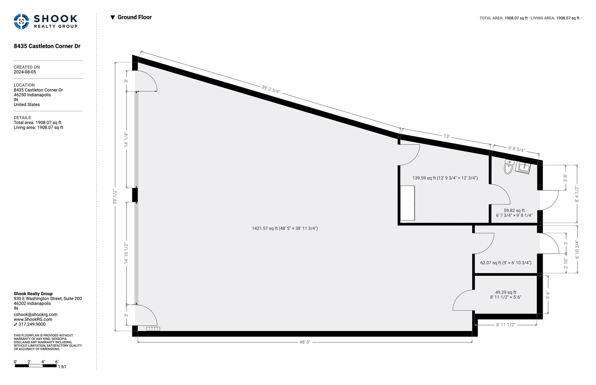 8369-8475 Castleton Corner Dr, Indianapolis, IN for lease Site Plan- Image 1 of 1