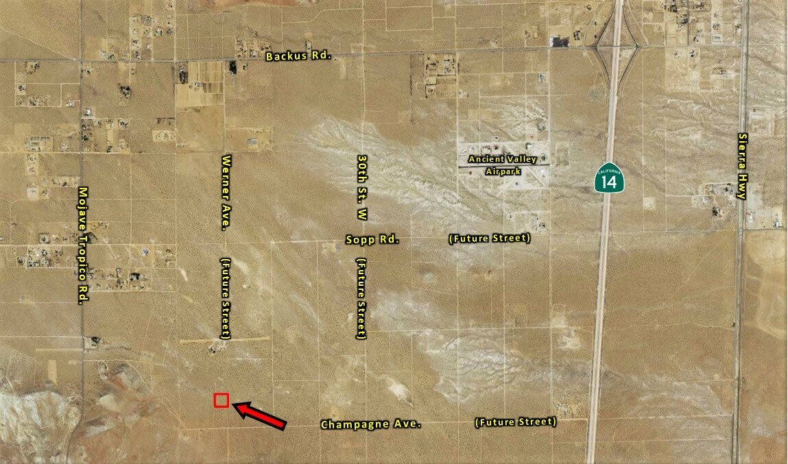Land in Rosamond, CA for sale Aerial- Image 1 of 1