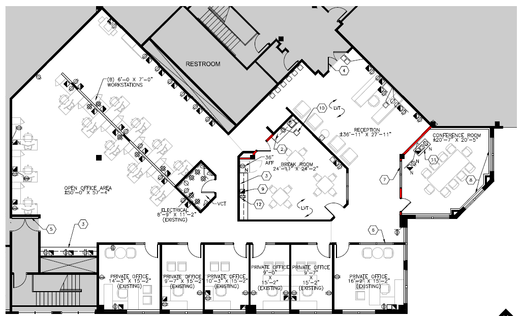 7955 S Cass Ave, Darien, IL for lease Floor Plan- Image 1 of 1