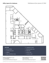 5300 Memorial Dr, Houston, TX for lease Floor Plan- Image 1 of 7