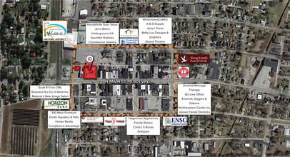 116 N Main St, Kendallville, IN - AERIAL  map view