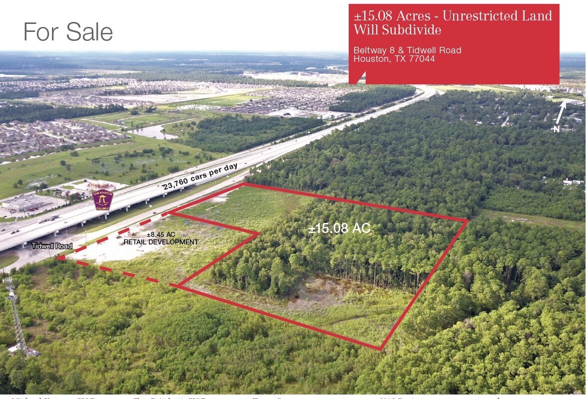 Beltway 8 & Tidwell Rd, Houston, TX for sale Primary Photo- Image 1 of 1