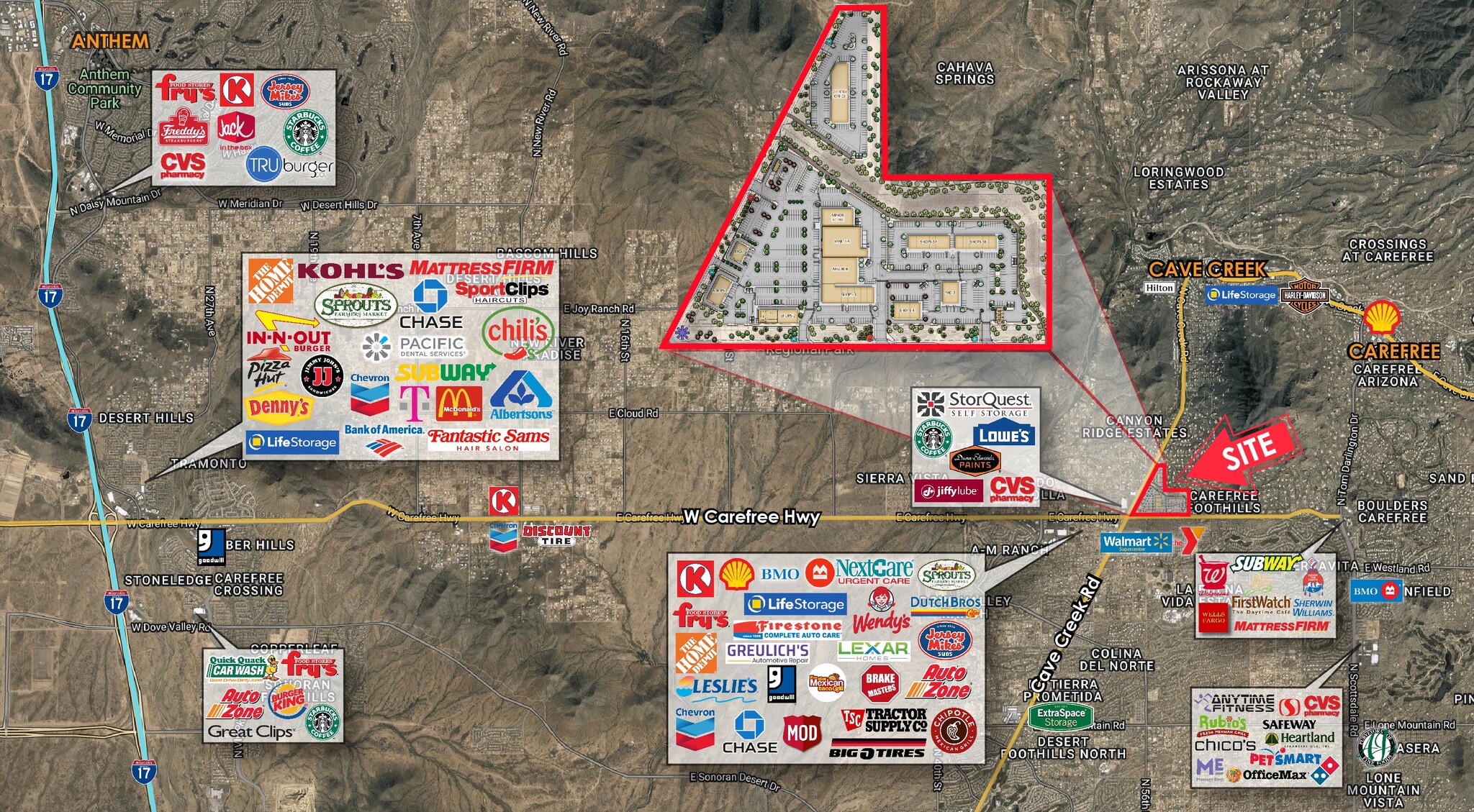 NEC Carefree Hwy & Cave Creek Rd, Cave Creek, AZ for sale Building Photo- Image 1 of 2