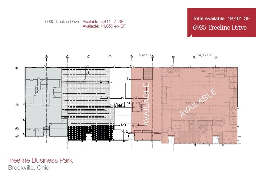 6935 Treeline Dr, Brecksville, OH for lease Floor Plan- Image 1 of 3