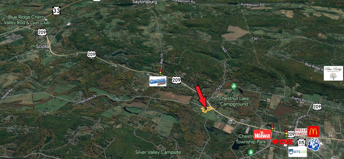 Route 209 & Greenview Dr, Brodheadsville, PA 18322 Land for Sale