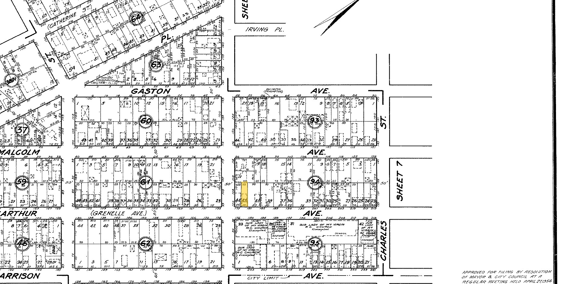 177 Macarthur Ave, Garfield, NJ for sale Plat Map- Image 1 of 1