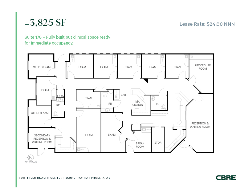 4530 E Ray Rd, Phoenix, AZ for lease Floor Plan- Image 1 of 1