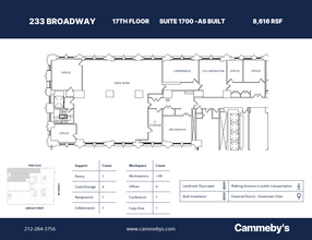 233 Broadway, New York, NY for lease Floor Plan- Image 1 of 1