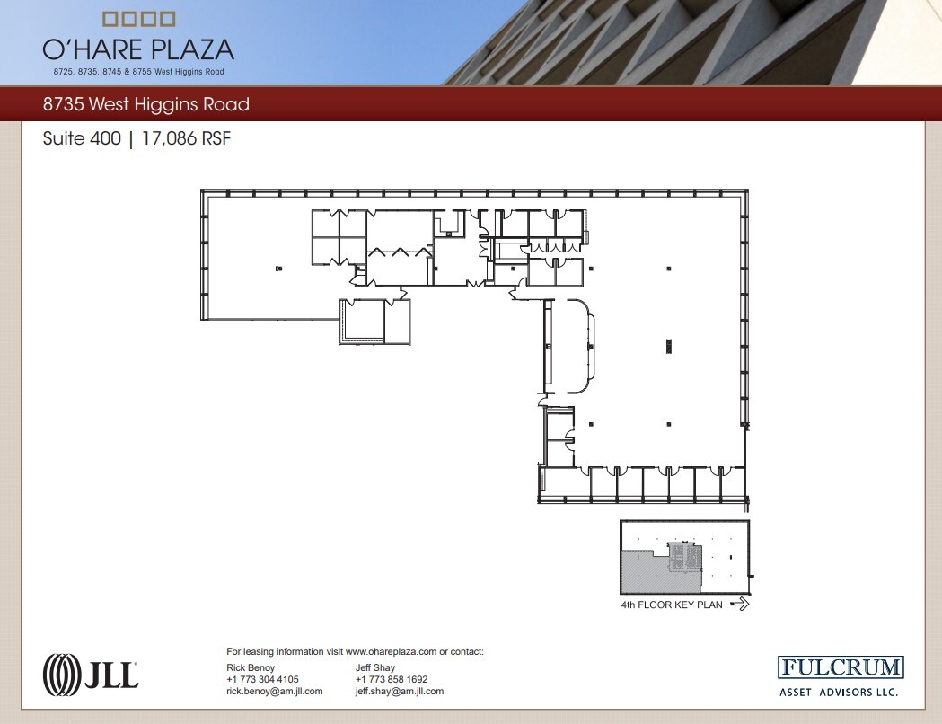 8725 W Higgins Rd, Chicago, IL for lease Floor Plan- Image 1 of 1