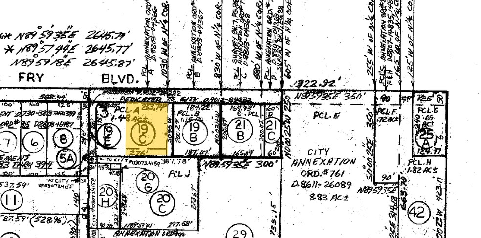 1160 E Fry Blvd, Sierra Vista, AZ for sale - Plat Map - Image 2 of 11