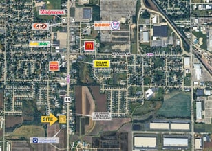 2608 Center Ave, Janesville, WI - Aerial  map view