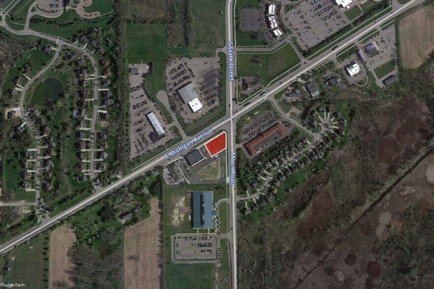 7075 E Michigan Ave, Saline, MI for sale - Aerial - Image 1 of 3