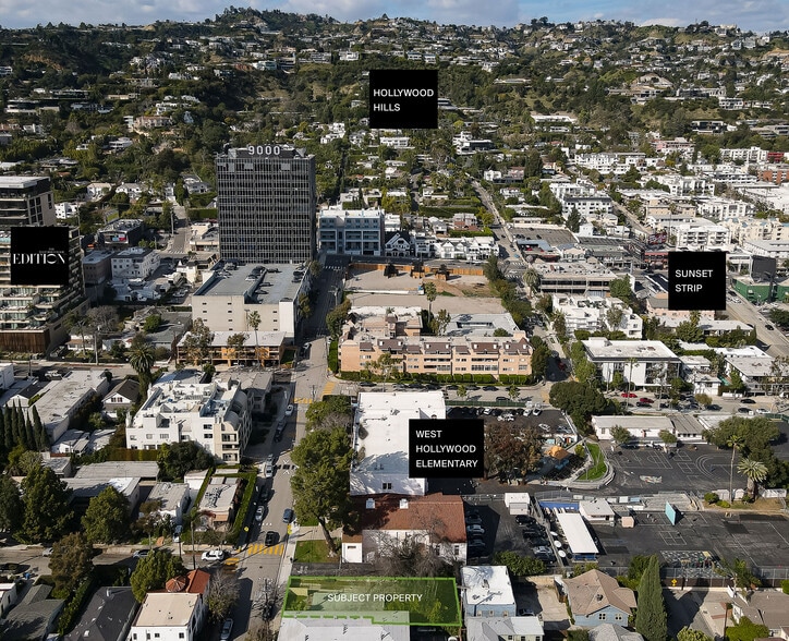 944 Hammond Street, West Hollywood, CA for sale - Aerial - Image 1 of 7