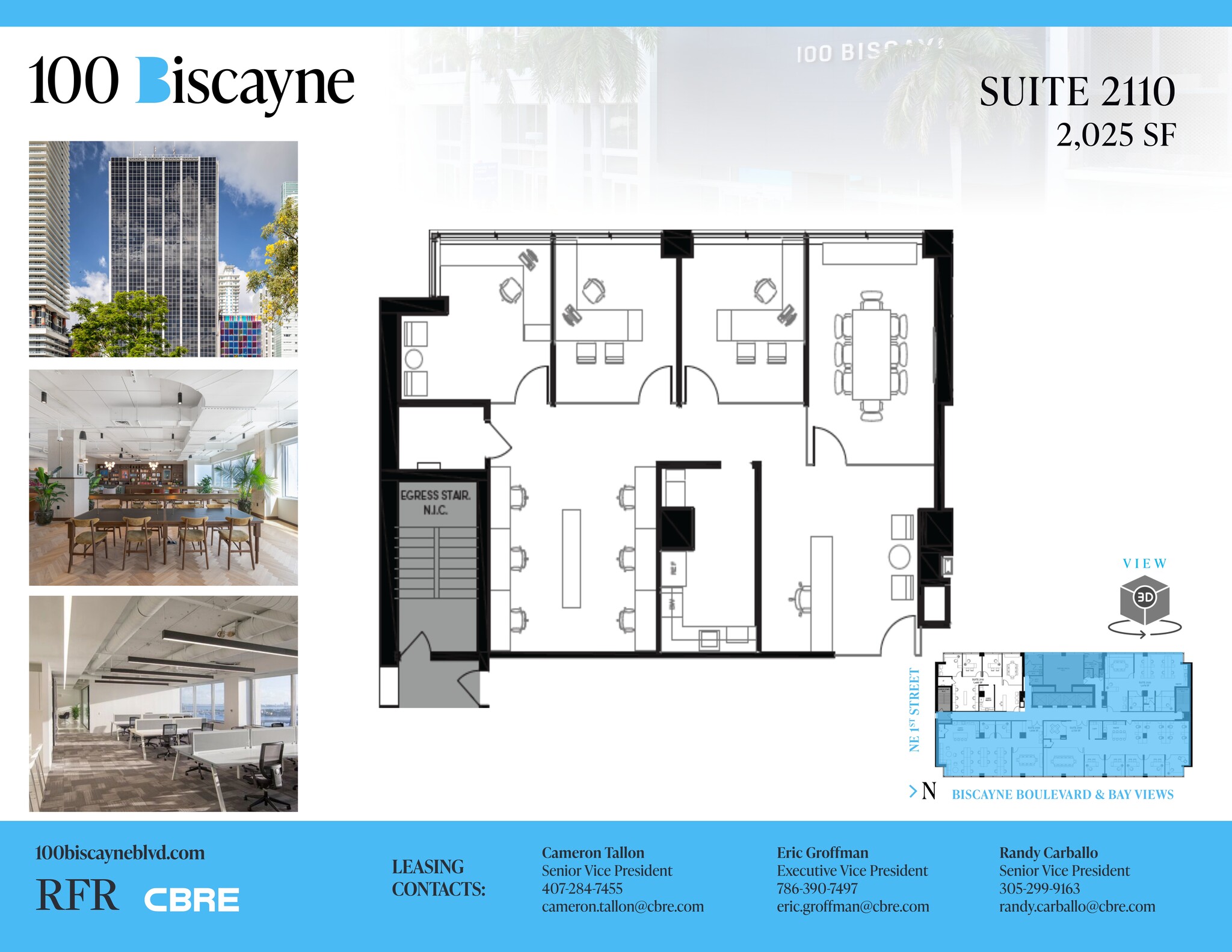 100 N Biscayne Blvd, Miami, FL for lease Site Plan- Image 1 of 5
