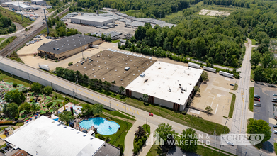 720 E Highland Rd, Macedonia, OH - aerial  map view