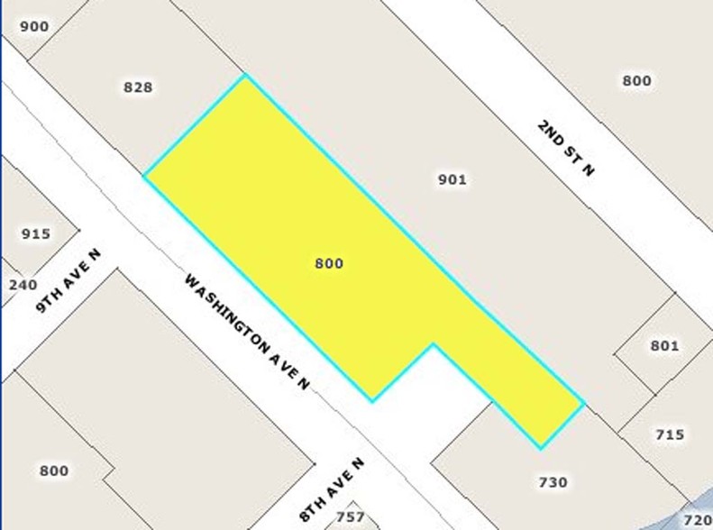 800 Washington Ave N, Minneapolis, MN for lease - Plat Map - Image 2 of 15