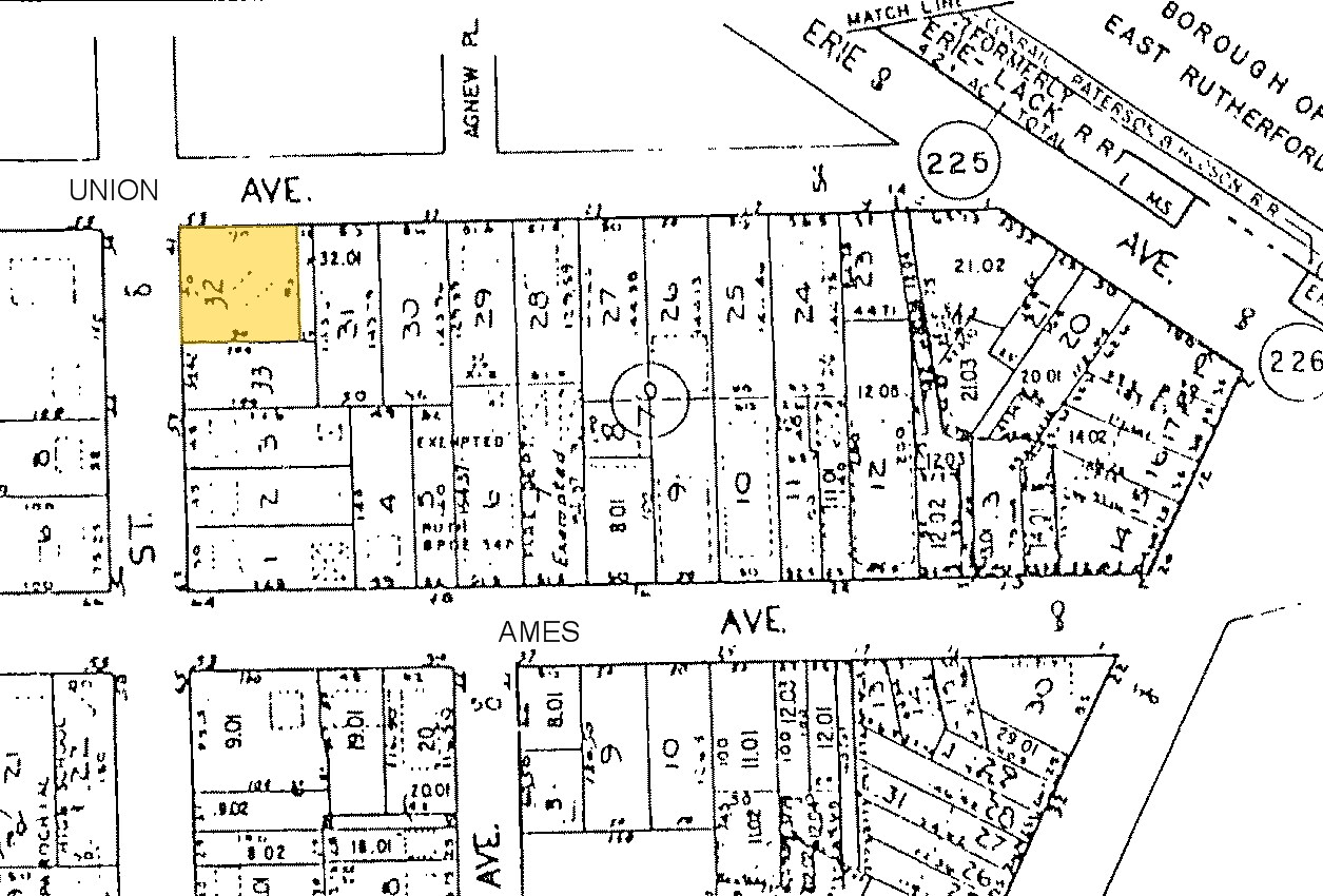 51 Union Ave, Rutherford, NJ for sale Plat Map- Image 1 of 1