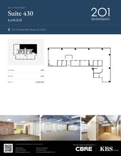 201 17th St NW, Atlanta, GA for lease Floor Plan- Image 1 of 1