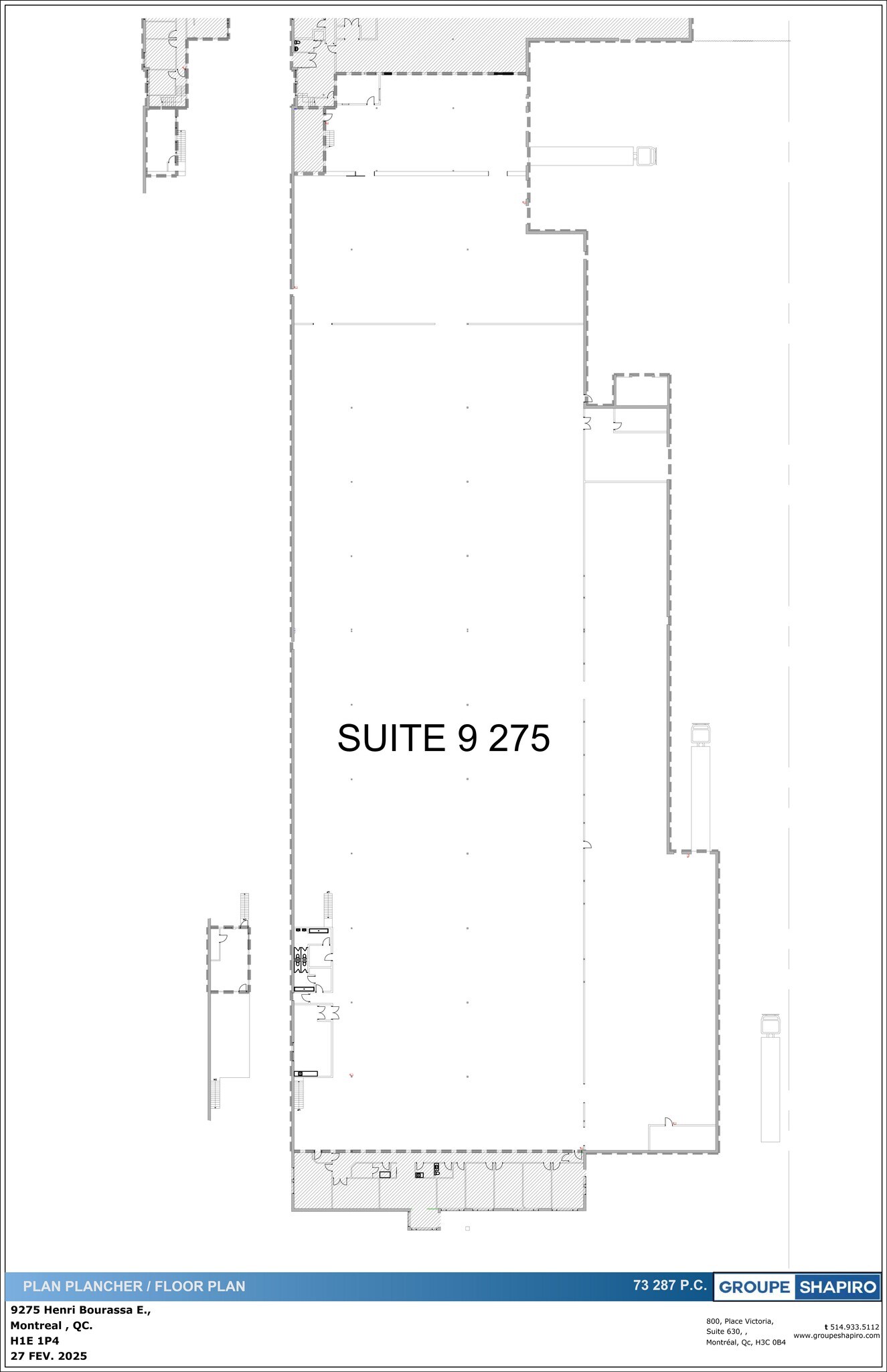 9275 Boul Henri-Bourassa E, Montréal, QC for lease Site Plan- Image 1 of 1