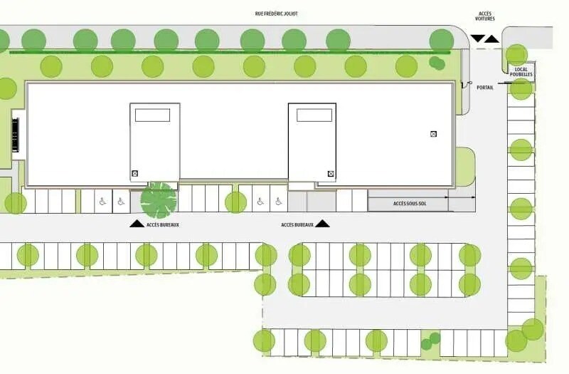 Office in Aix-en-Provence for sale Site Plan- Image 1 of 2