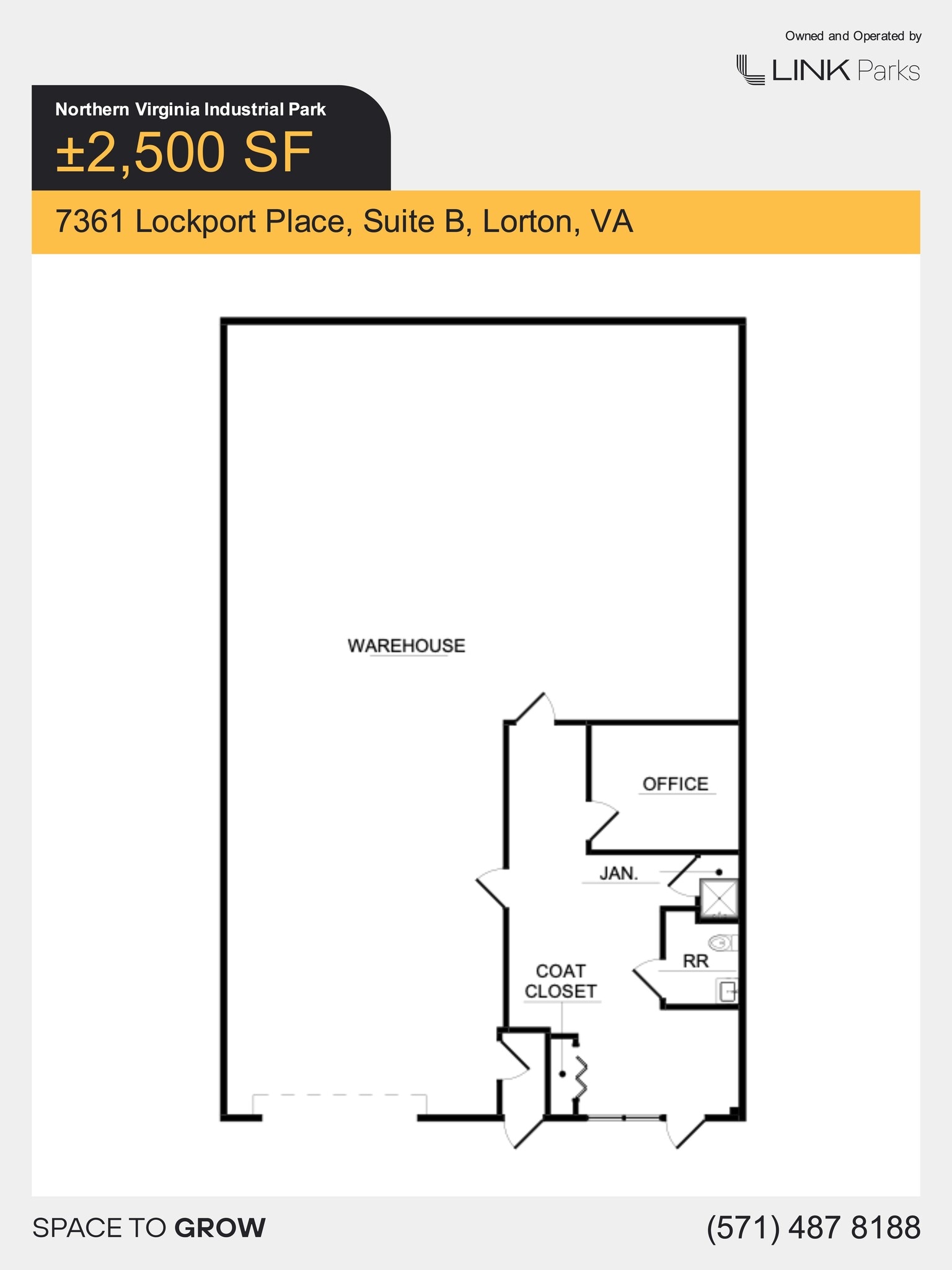 7401-7403 Lockport Pl, Lorton, VA for lease Site Plan- Image 1 of 1