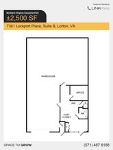 7401-7403 Lockport Pl, Lorton, VA for lease Site Plan- Image 1 of 1