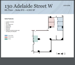 130 Adelaide St W, Toronto, ON for lease Floor Plan- Image 1 of 1