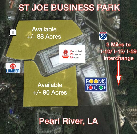 62585 Hwy 11, Pearl River, LA for sale Aerial- Image 1 of 2