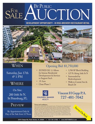 More details for 200-210 16th St N, Saint Petersburg, FL - Retail for Sale