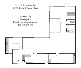 5111 N Scottsdale Rd, Scottsdale, AZ for lease Floor Plan- Image 1 of 10