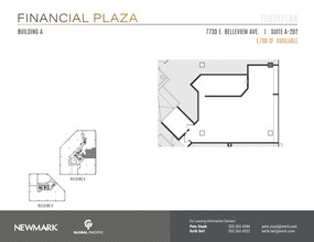 7730 E Belleview Ave, Greenwood Village, CO for lease Floor Plan- Image 1 of 2