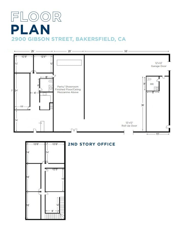 2900 Gibson St, Bakersfield, CA for lease Floor Plan- Image 1 of 1