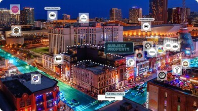 405 Broadway, Nashville, TN - AERIAL  map view