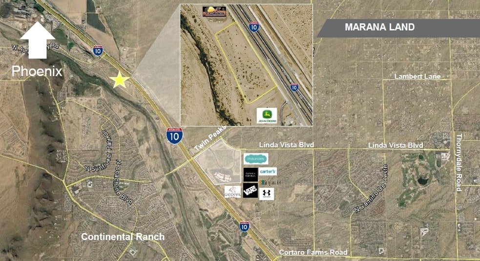 I10 & Twin Peaks, Tucson, AZ, 85743 Commercial Land For Sale