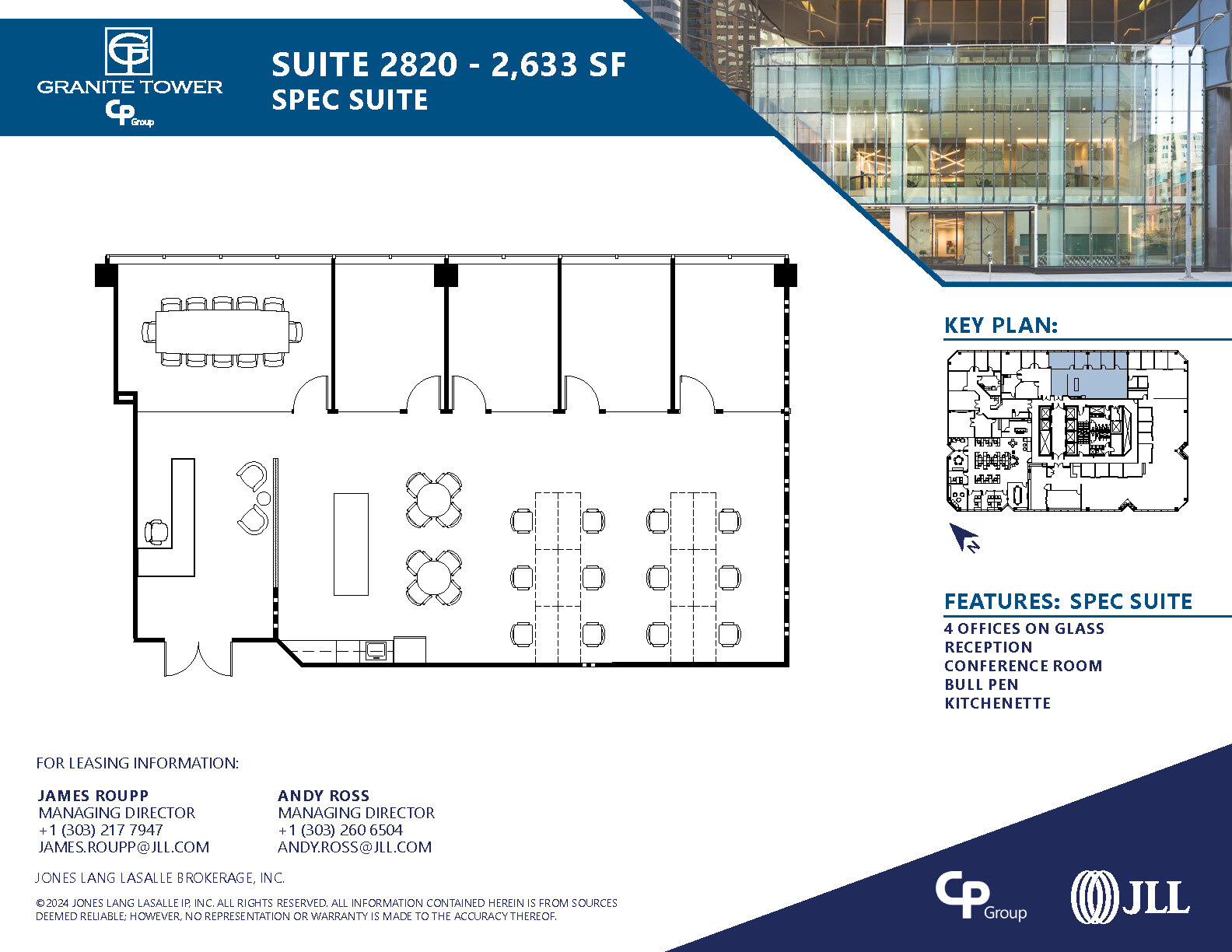 1099 18th St, Denver, CO for lease Floor Plan- Image 1 of 1