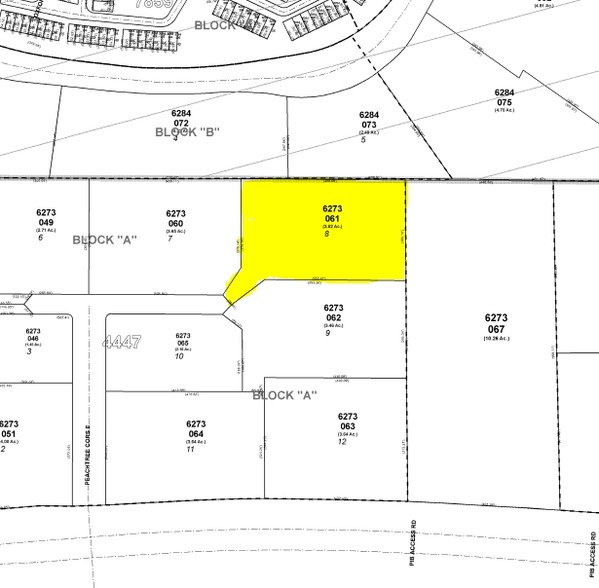 5824 Peachtree Cors E, Peachtree Corners, GA for lease - Plat Map - Image 3 of 6