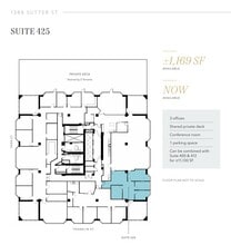 1388 Sutter St, San Francisco, CA for lease Floor Plan- Image 1 of 1