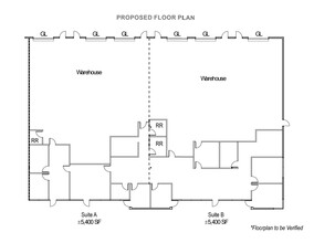 8360 Camino Santa Fe, San Diego, CA for lease Floor Plan- Image 1 of 1