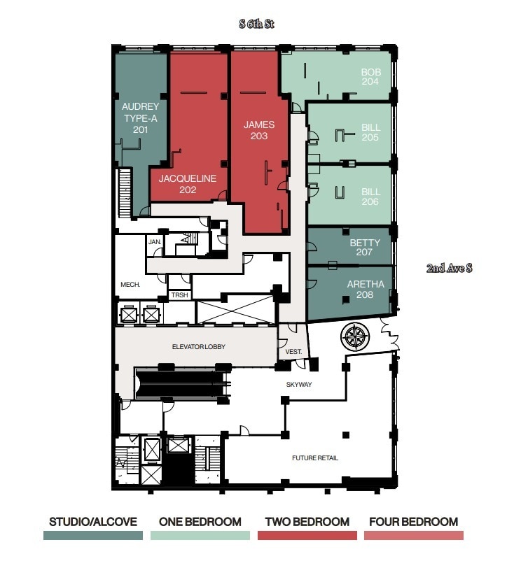 608 2nd Ave S, Minneapolis, MN for lease Floor Plan- Image 1 of 1