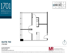 1701 E Woodfield Rd, Schaumburg, IL for lease Floor Plan- Image 1 of 8