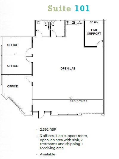 6185 Cornerstone Ct E, San Diego, CA for lease Floor Plan- Image 1 of 1