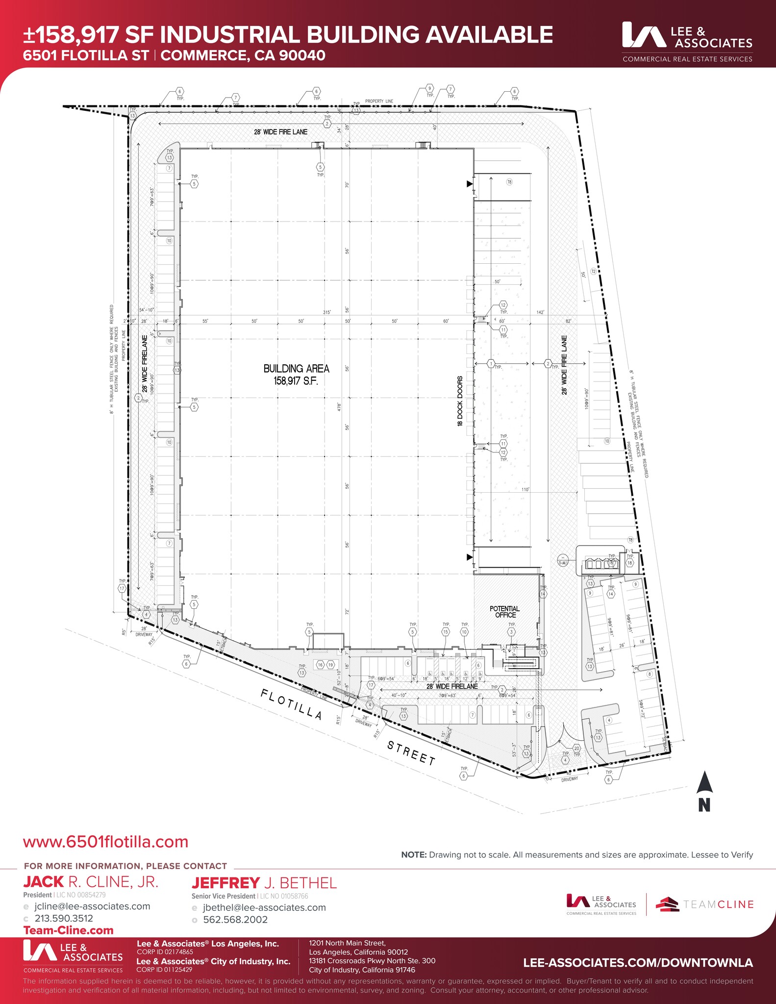 6501 Flotilla St, Commerce, CA for lease Site Plan- Image 1 of 1