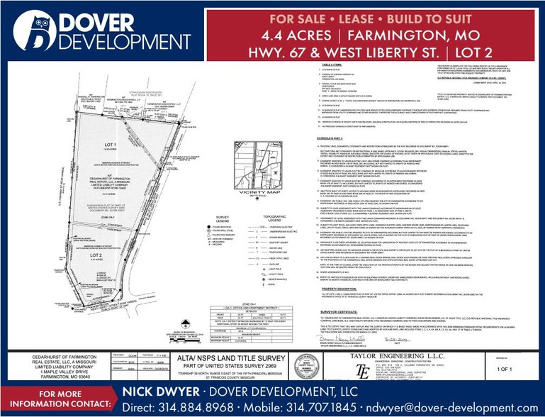 1 Maple Valley, Farmington, MO for sale - Plat Map - Image 3 of 4