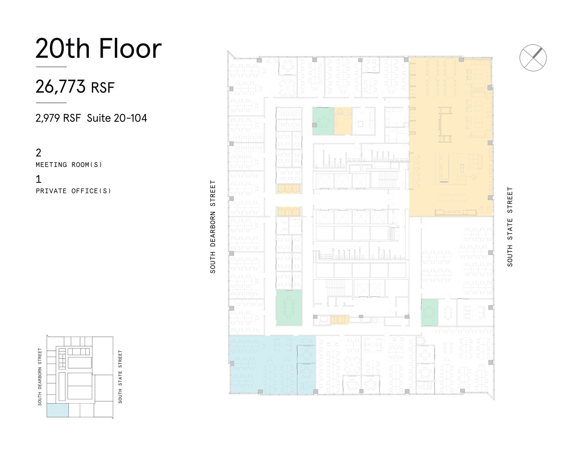 1 S Dearborn St, Chicago, IL for lease Site Plan- Image 1 of 17