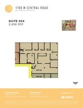 1100 W Central Rd, Arlington Heights, IL for lease Floor Plan- Image 1 of 1