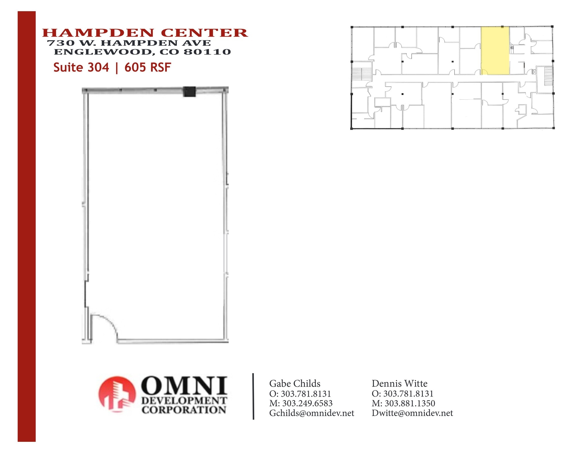 750 W Hampden Ave, Englewood, CO for lease Site Plan- Image 1 of 1