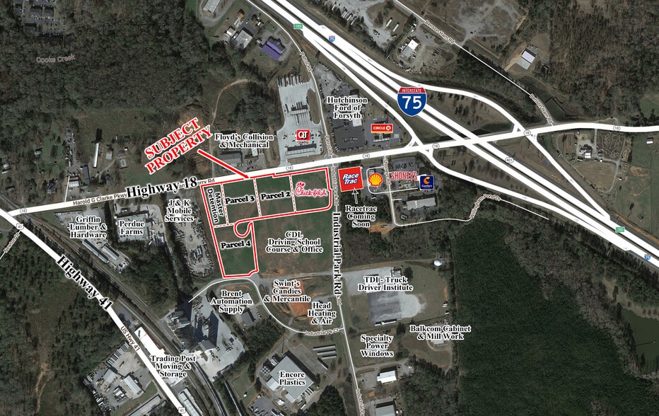Interstate 75 & GA Hwy 18, Forsyth, GA for sale - Building Photo - Image 3 of 3