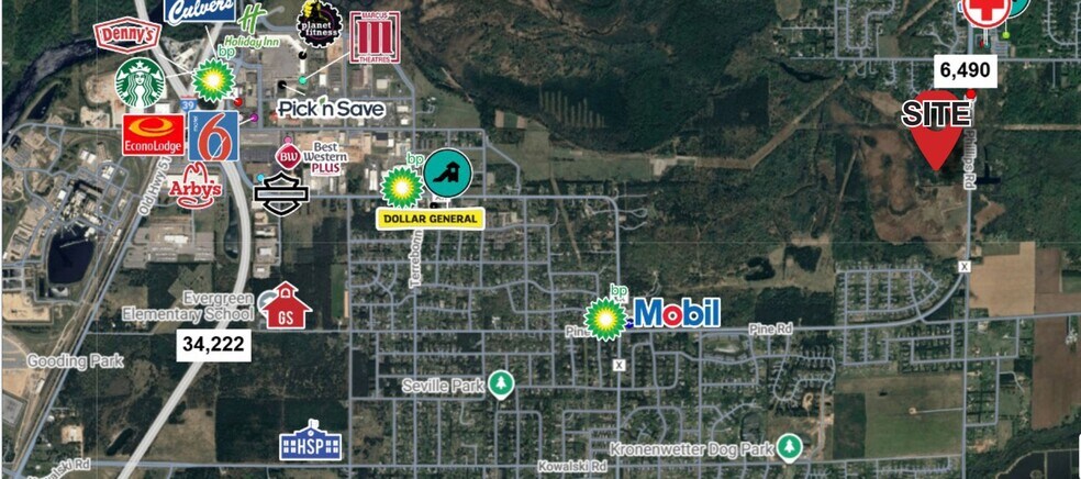 Camp Phillips Rd, Mosinee, WI for sale - Building Photo - Image 2 of 2